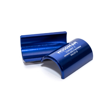 Convert C 26 to 31.8 handlebar shim blue